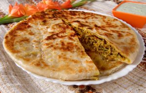 Keema paratha